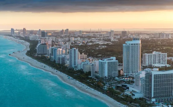 Greater Palm Beach and Miami-Dade coastline
